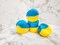 Handmade Blue and Yellow Ukrainian Flag Mini Soap - Custom Scent Options product 1
